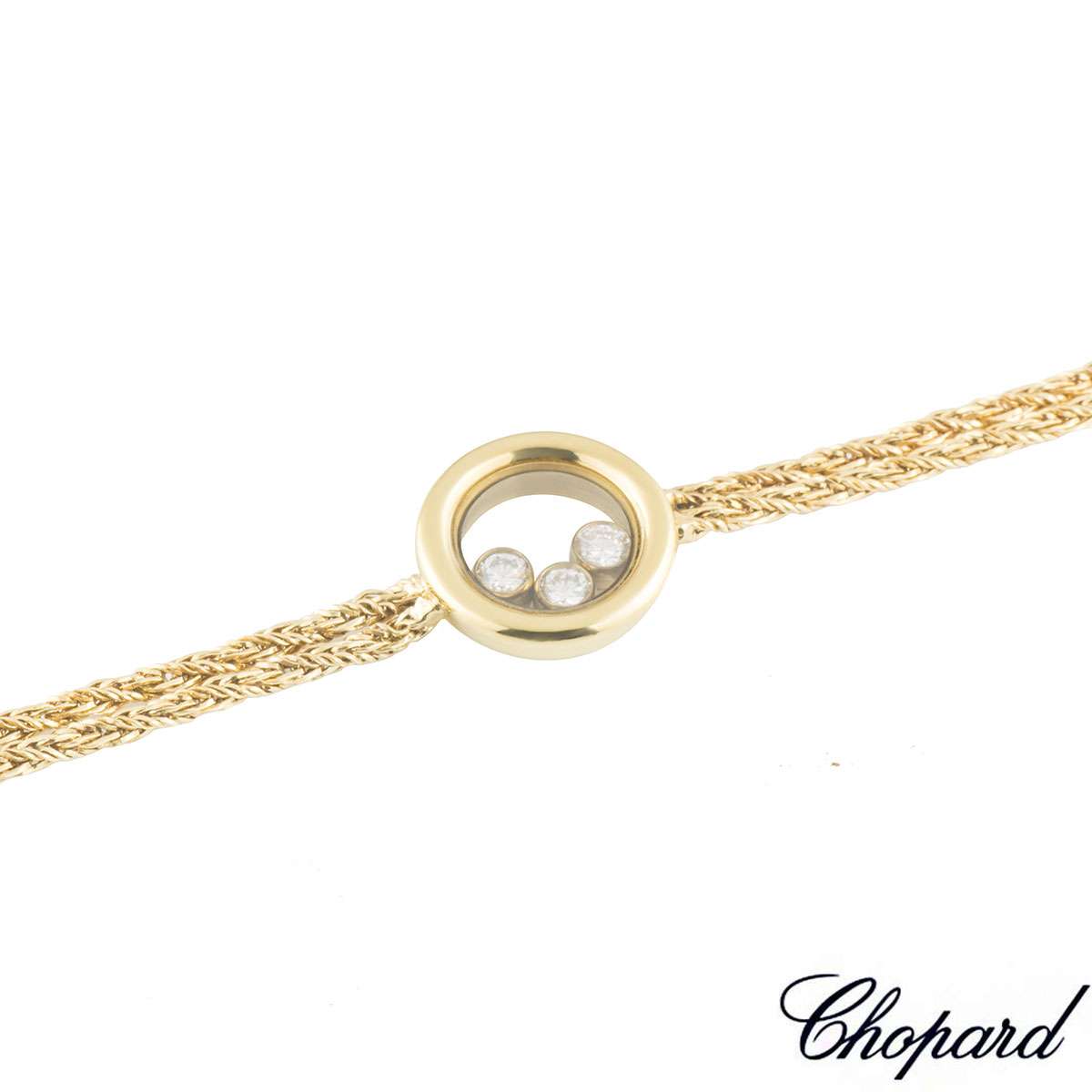 Chopard Happy Diamonds Icons 18ct white-gold and diamond bracelet -  ShopStyle